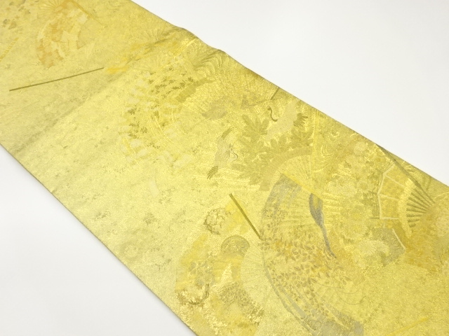 JAPANESE FUKURO OBI / WOVEN BIRD